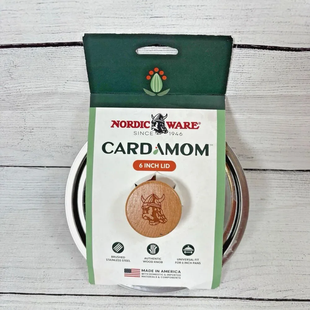 Nordic Ware Cardamom 6 inch Replacement Lid Cover Logo Knob for 1.5 Qt Saucepan
